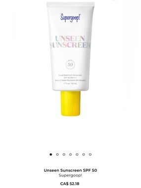 Supergoop! Unseen Sunscreen SPF 50
